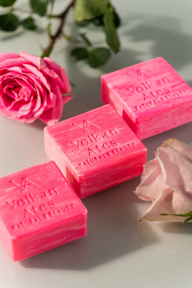 Volkan Ates Natural & Beauty Gül Özlü Katı Doğal Sabun 125 gr