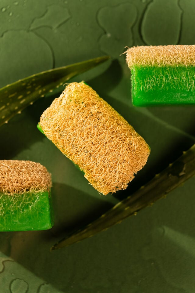Volkan Ates Natural & Beauty Aloe Vera Kabak Lifli Doğal Sabun 130 gr