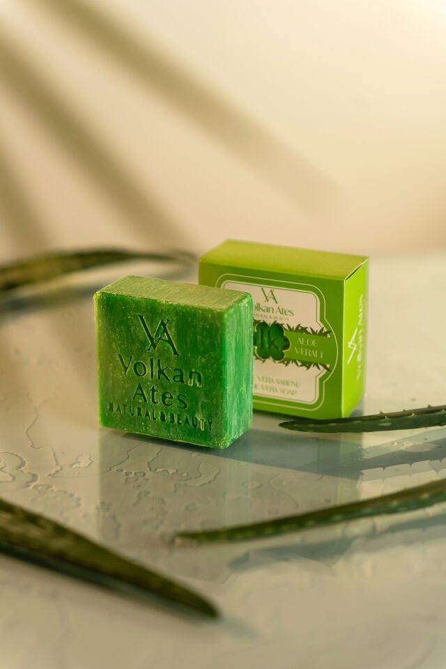 Volkan Ates Natural & Beauty Aloe Vera Katı Doğal Sabun 125 gr