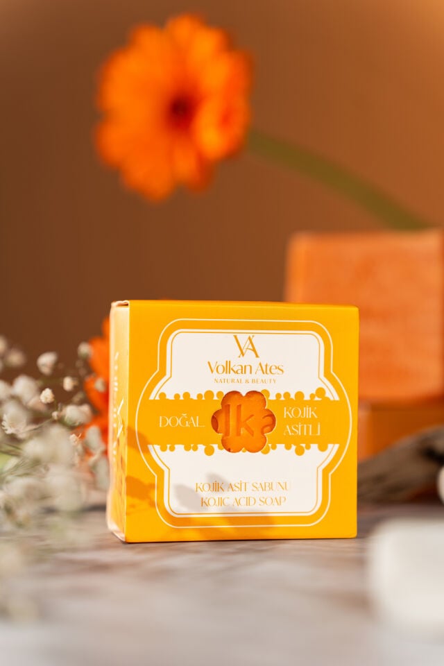 Volkan Ates Natural & Beauty Kojik Asit Katı Doğal Sabun 125 gr