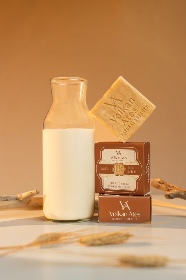 Volkan Ates Natural & Beauty Eşek Sütü Katı Doğal Sabun 125 gr