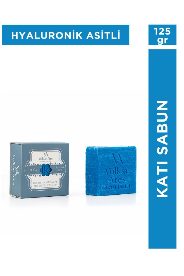 Volkan Ates Natural & Beauty Hyaluronik Asit Katı Doğal Sabun 125 gr