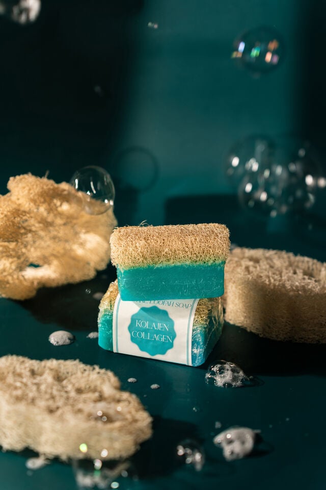 Volkan Ates Natural & Beauty Kolajen Kabak Lifli Doğal Sabun 130 gr