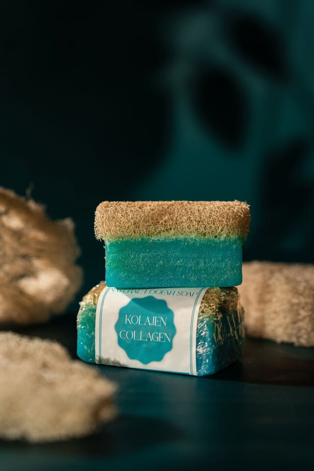 Volkan Ates Natural & Beauty Kolajen Kabak Lifli Doğal Sabun 130 gr