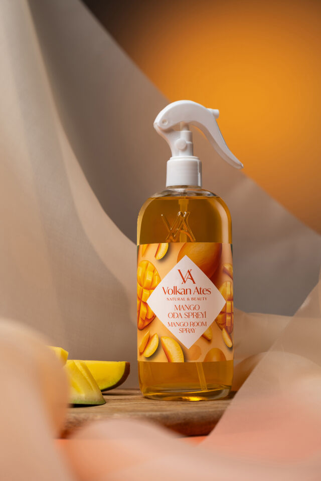 Volkan Ates Natural & Beauty Mango Kokulu Oda Spreyi Cam Şişe 400 ml