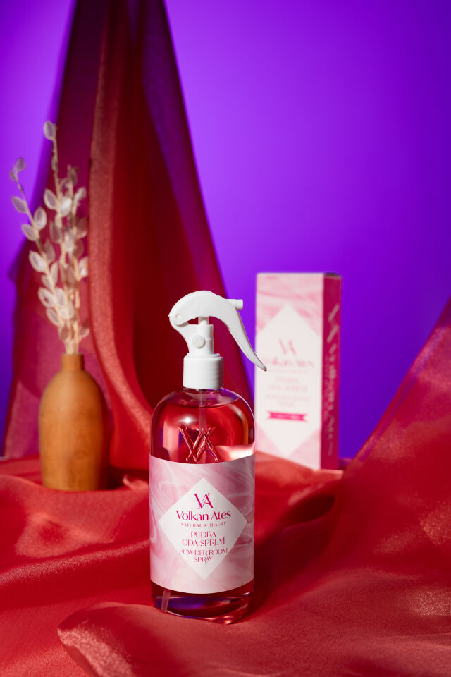Volkan Ates Natural & Beauty Pudra Kokulu Oda Spreyi Cam Şişe 400 ml