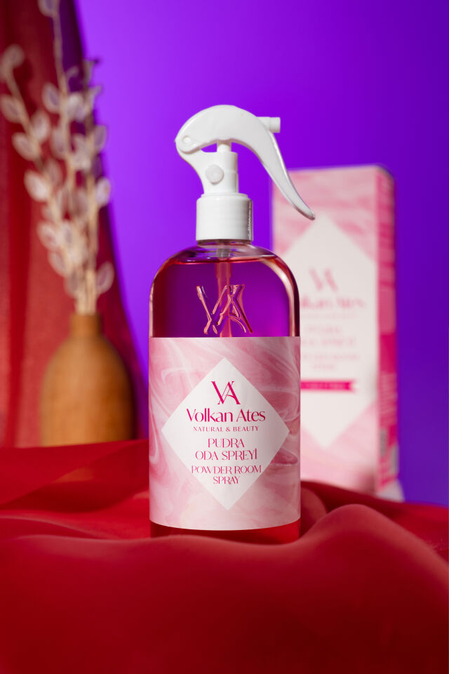 Volkan Ates Natural & Beauty Pudra Kokulu Oda Spreyi Cam Şişe 400 ml