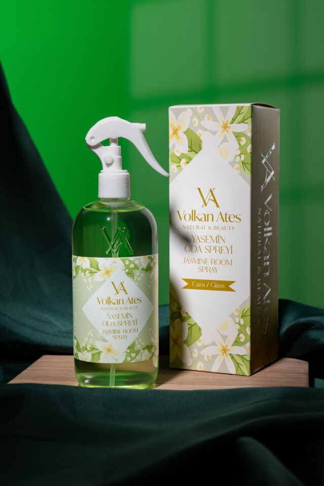 Volkan Ates Natural & Beauty Yasemin Kokulu Oda Spreyi Cam Şişe 400 ml