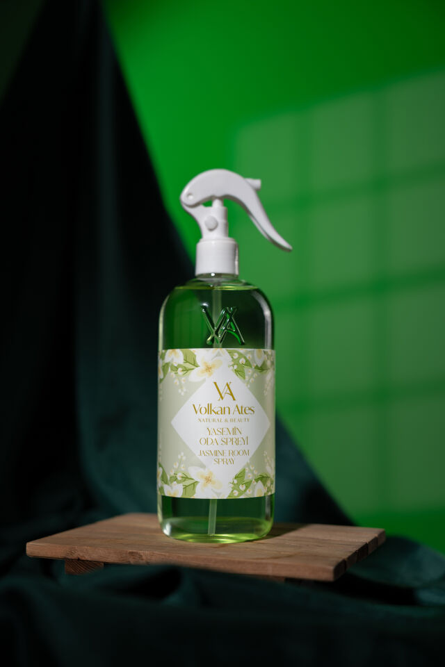 Volkan Ates Natural & Beauty Yasemin Kokulu Oda Spreyi Cam Şişe 400 ml