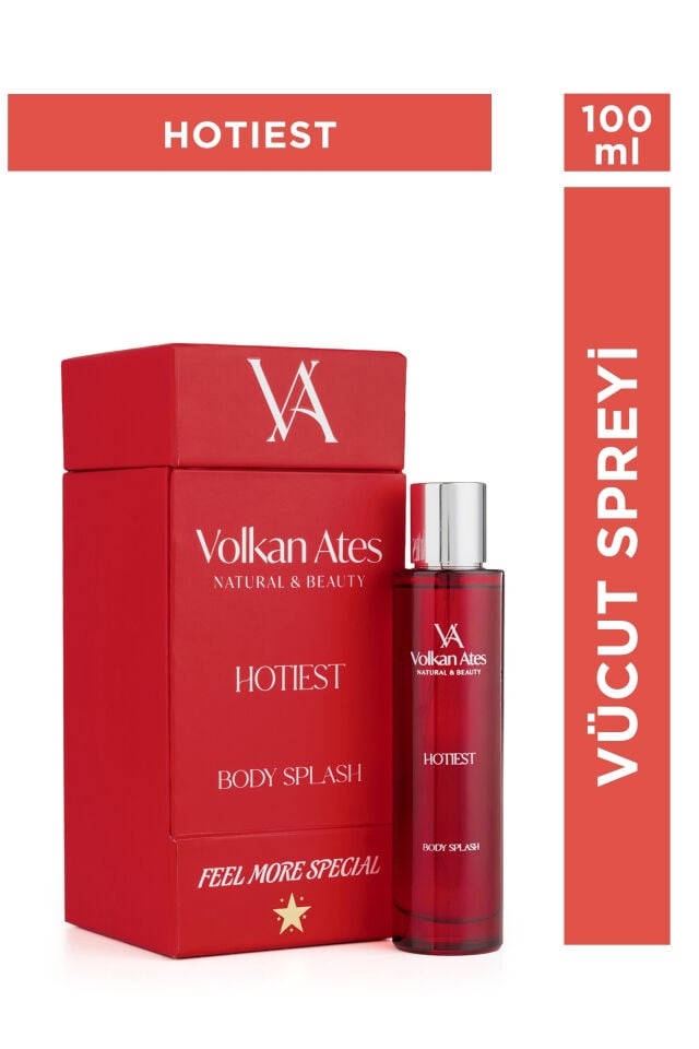 Volkan Ates Natural & Beauty Hotiest Vücut Spreyi Cam Şişe 100 ml