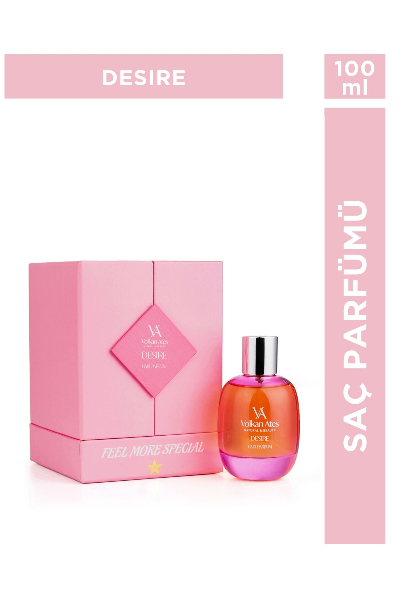 Volkan Ates Natural & Beauty Desire Kadın Saç Parfümü 100 ml